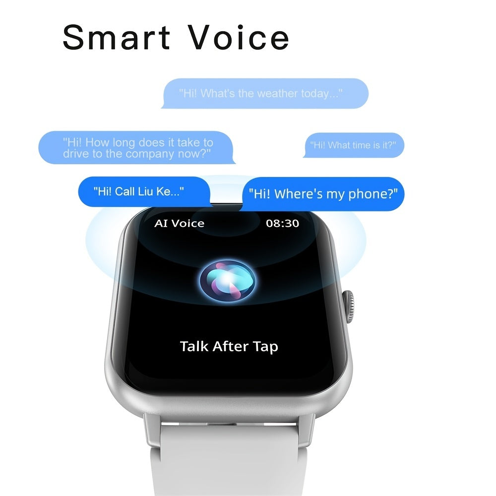 183 Full Touch Screen Smart Watch 100 Ai Control Ideal for Android IOS Phones