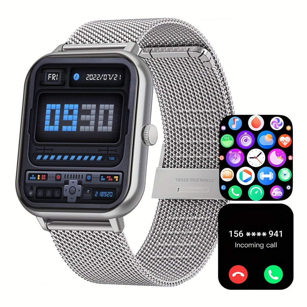 183 Full Touch Screen Smart Watch 100 Ai Control Ideal for Android IOS Phones