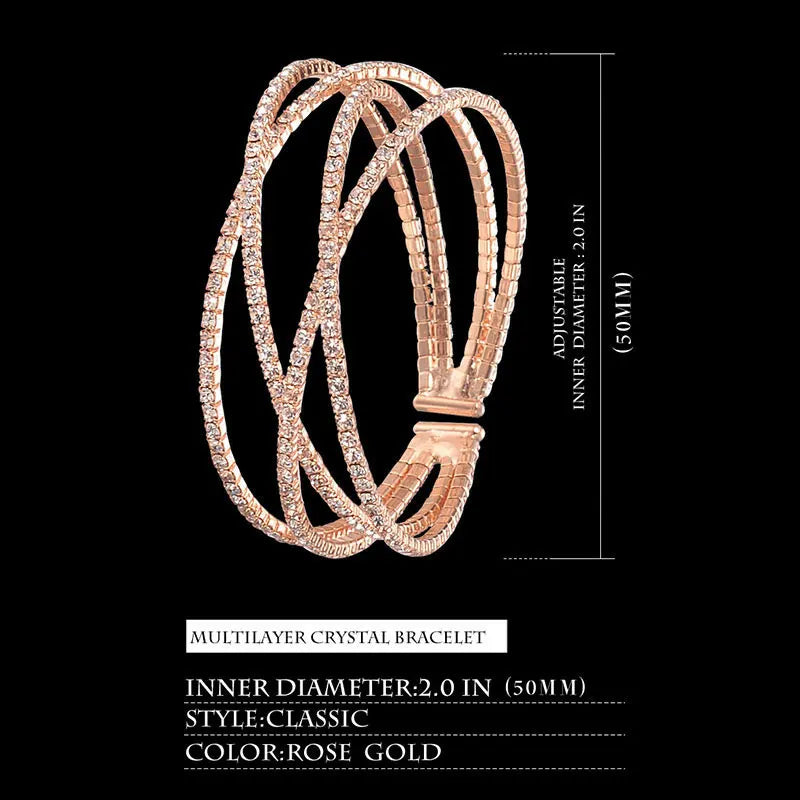 IBSO Crystal Bracelet Watches Set Female High Quality Quartz Watch Luxury Women