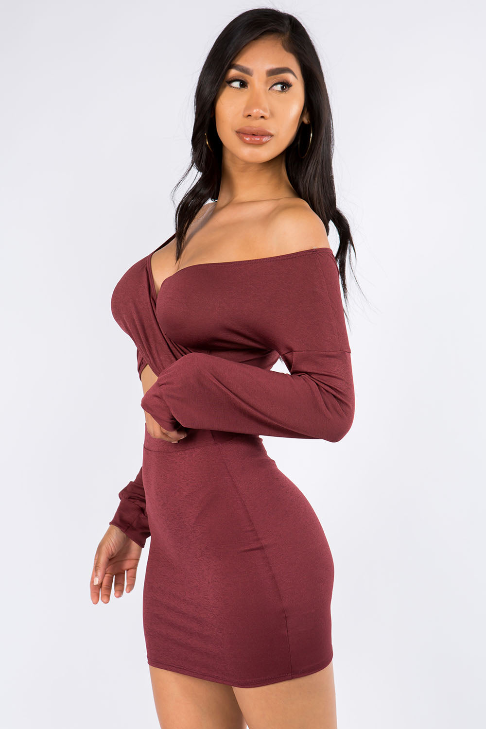 Kehlani Off-Shoulder 2-Pc Mini Skirt Set