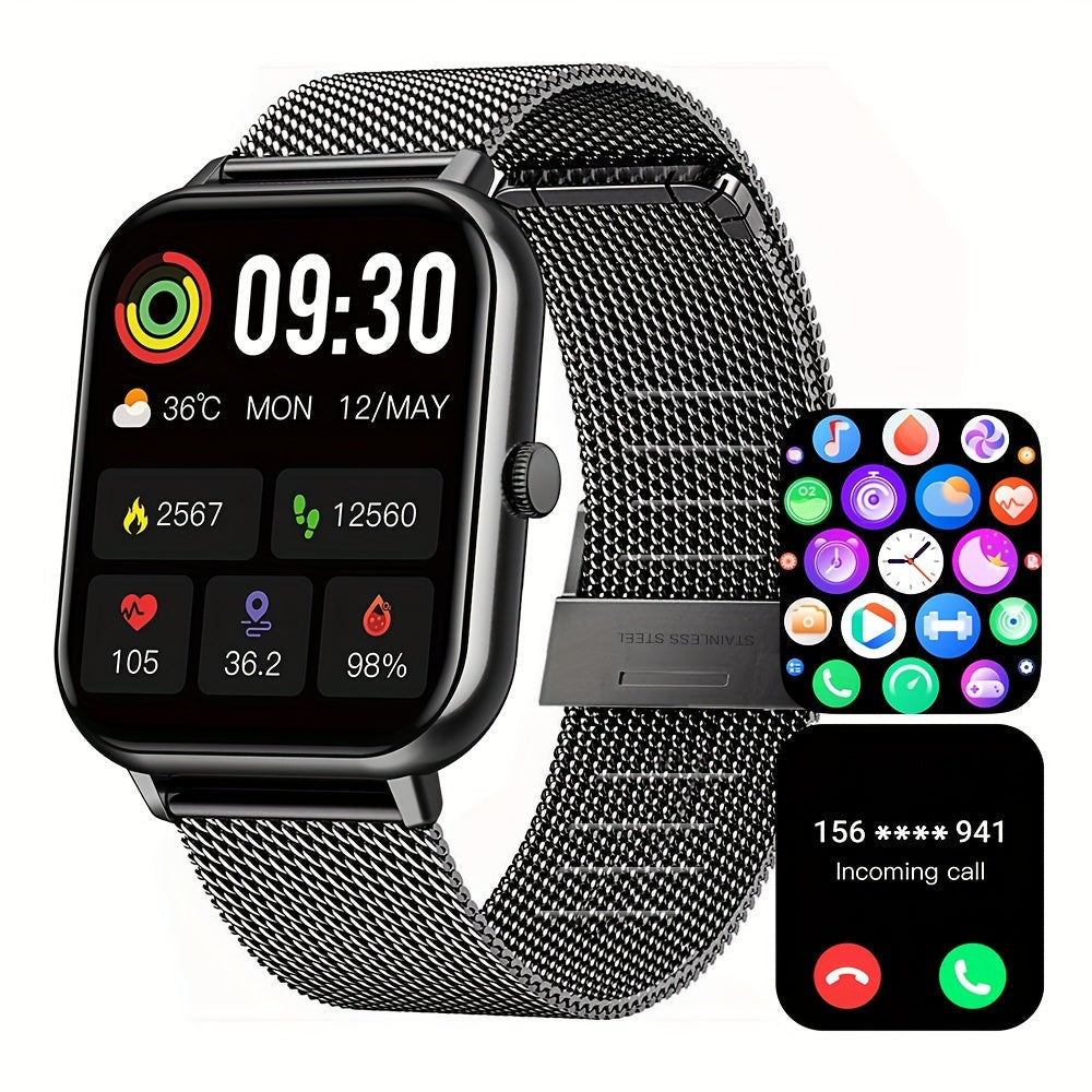 183 Full Touch Screen Smart Watch 100 Ai Control Ideal for Android IOS Phones